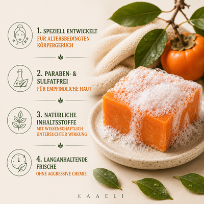 No. 01 — Shibu | Kaki-Seife gegen Altersgeruch