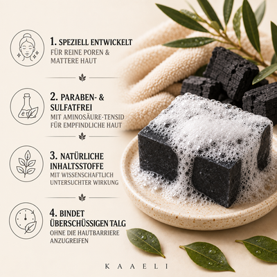 No. 05 — Carbo | Bamboo charcoal soap for clear pores & mattified skin