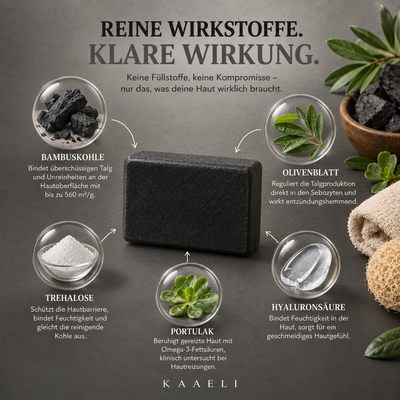 No. 05 — Carbo | Bamboo charcoal soap for clear pores & mattified skin