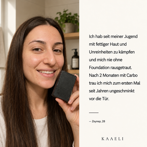 No. 05 — Carbo | Bamboo charcoal soap for clear pores & mattified skin