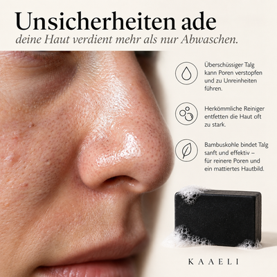 No. 05 — Carbo | Bamboo charcoal soap for clear pores & mattified skin